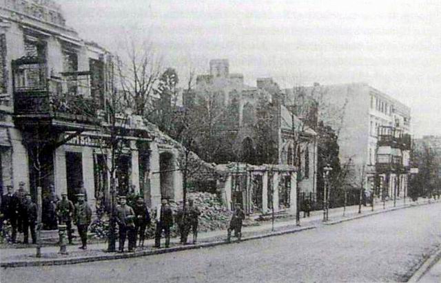 Lyck - Hindenburg Strae und Synagoge